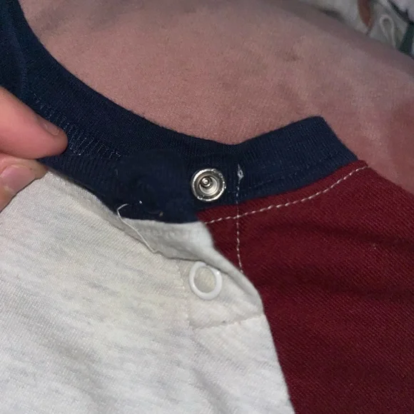 Garanimals navy and Red Dinosaur Bodysuit - Picture 2 of 5